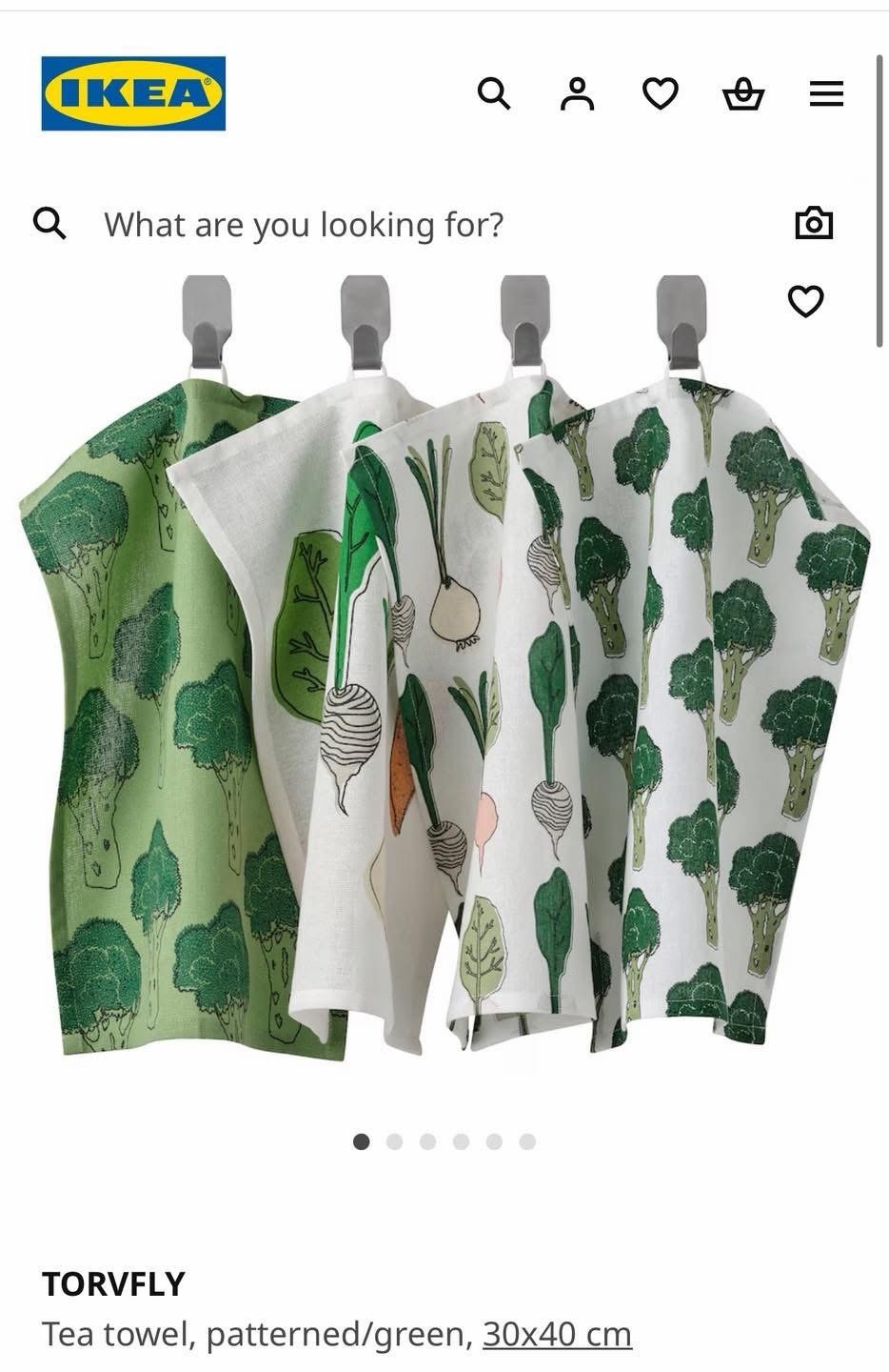 ✨TORVFLY
Tea towel, patterned..