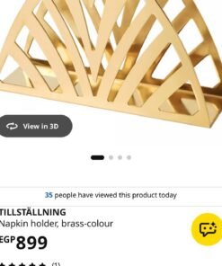 Alternative view of ✨TILLSTÄLLNING
Tissue holder, brass-colour