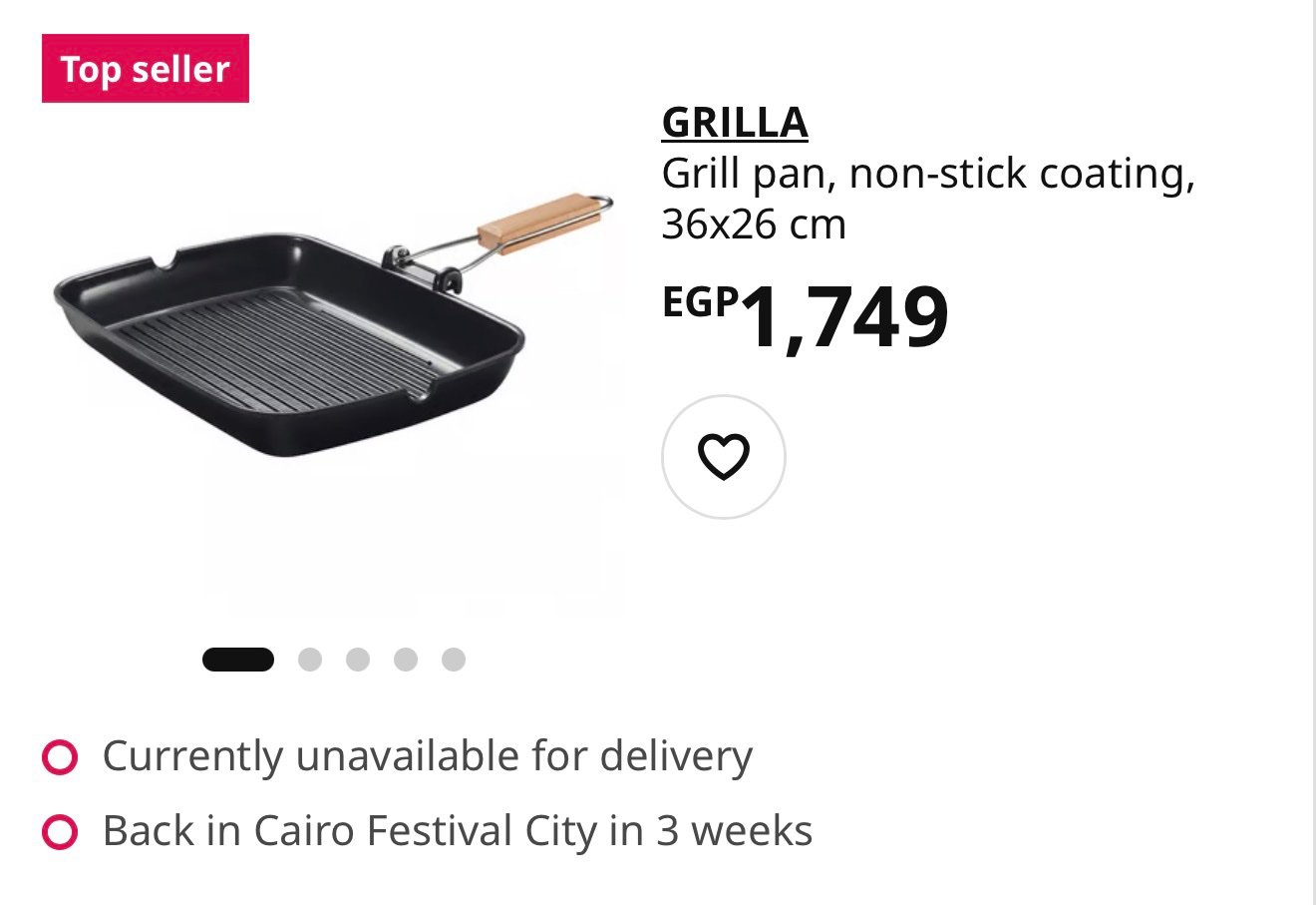✨GRILLA
Grill pan, black36x26 cm - Image 6