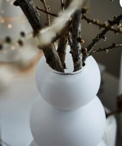 Alternative view of ✨VINTERFINT
Vase, frosted glass/white, 32 cm