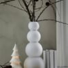 ✨VINTERFINT
Vase, frosted glass/white, 32 cm