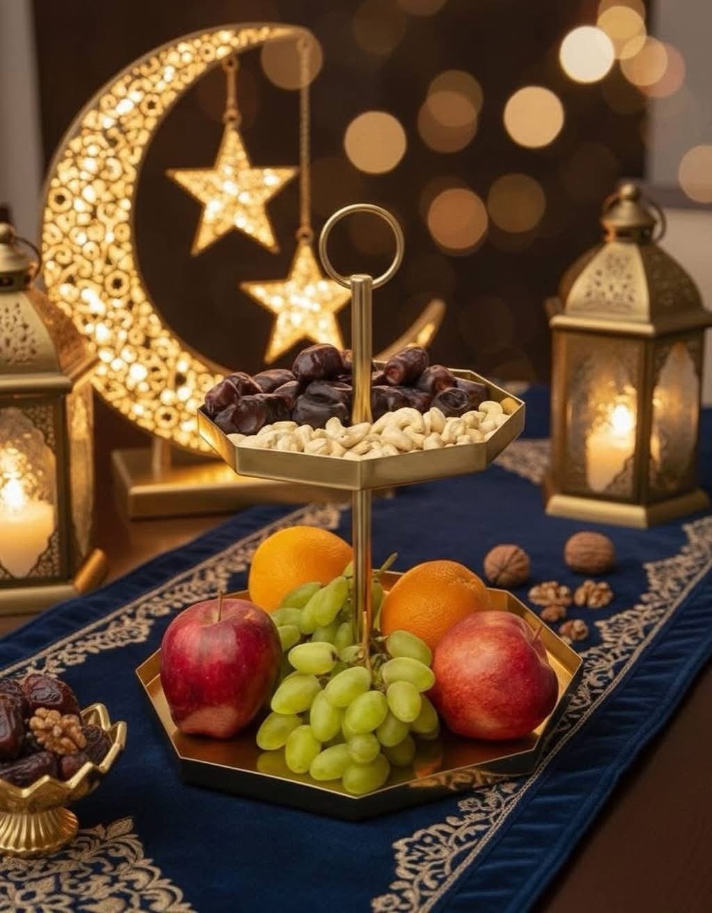 ✨GOKVÄLLÅ
Serving stand, two tiers, 27x27x32 cm - Image 2