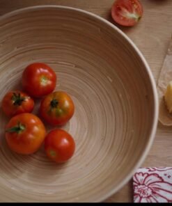 ✨RUNDLIG
Serving bowl, bamboo/white30 cm