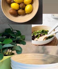 Alternative view of ✨RUNDLIG
Serving bowl, bamboo/white30 cm