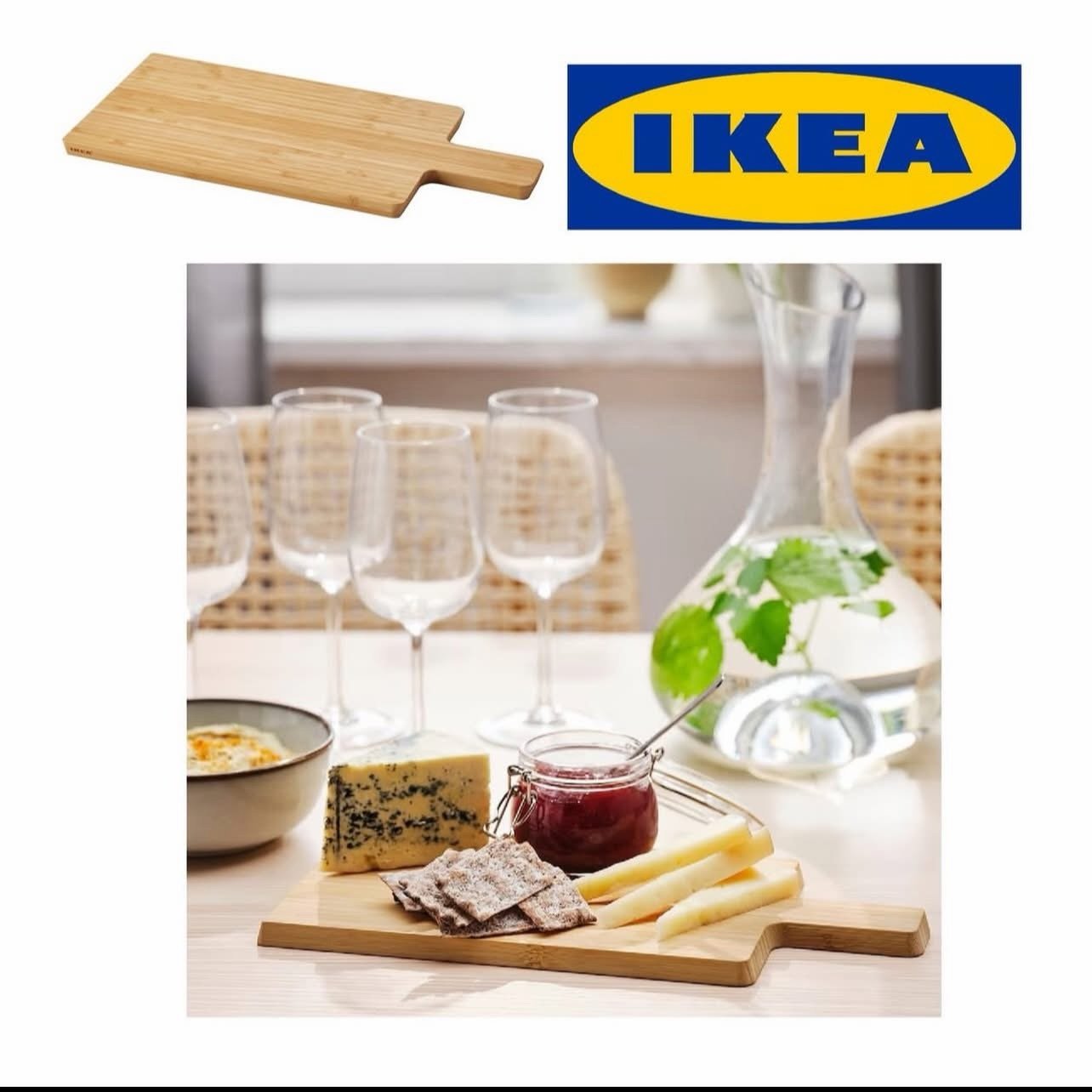 ✨APTITLIG
Chopping board, bamboo, 31x15 cm