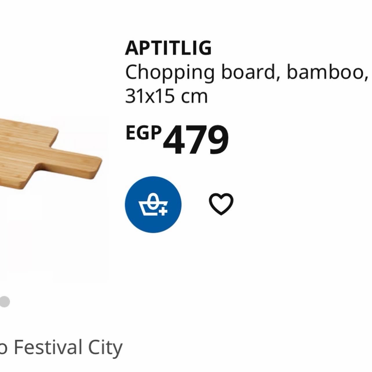✨APTITLIG
Chopping board, bamboo, 31x15 cm - Image 4
