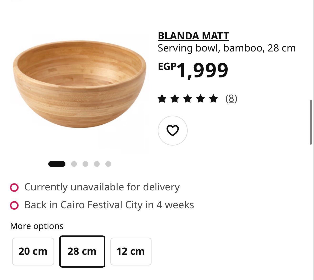 ✨BLANDA MATT
Serving bowl size 28cm - Image 3