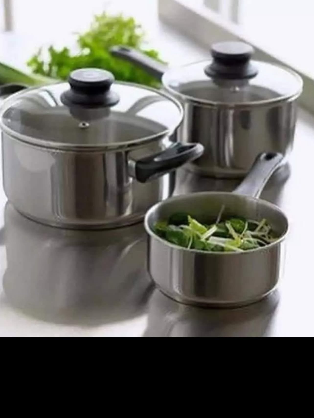 ✨ANNONS
5-piece cookware set, glass/stainless steel - Image 6