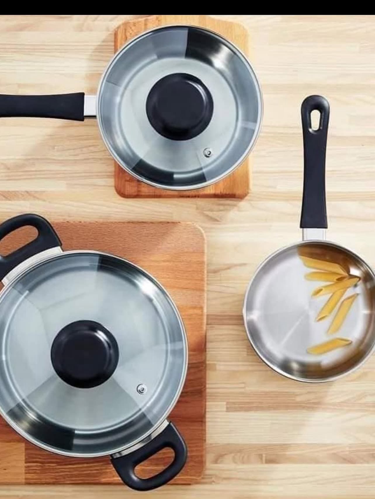 ✨ANNONS
5-piece cookware set, glass/stainless steel - Image 5