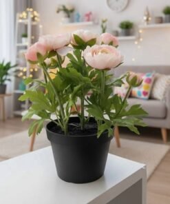 ✨FEJKA
Artificial potted plant, in/outdoor/Ranunculus pink, 12 cm⁩