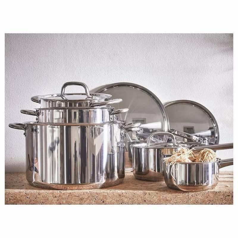 IKEA 365+✨✨
9-piece cookware set, stainless steel+