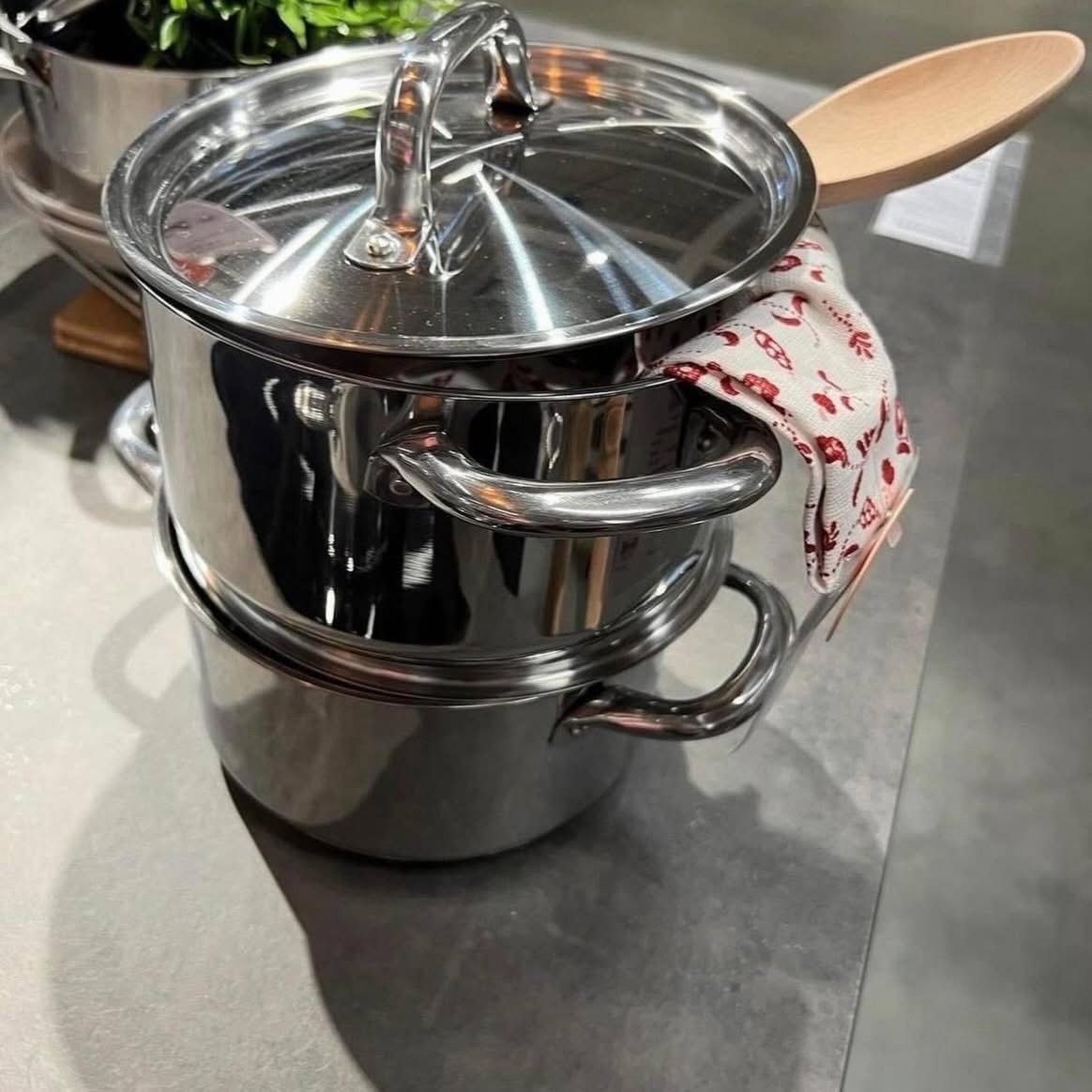 IKEA 365+✨✨
9-piece cookware set, stainless steel+ - Image 3