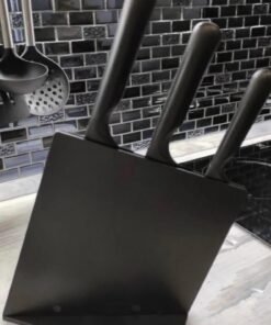Alternative view of ✨JÄMFÖRA
Knife block with 3 knives, black