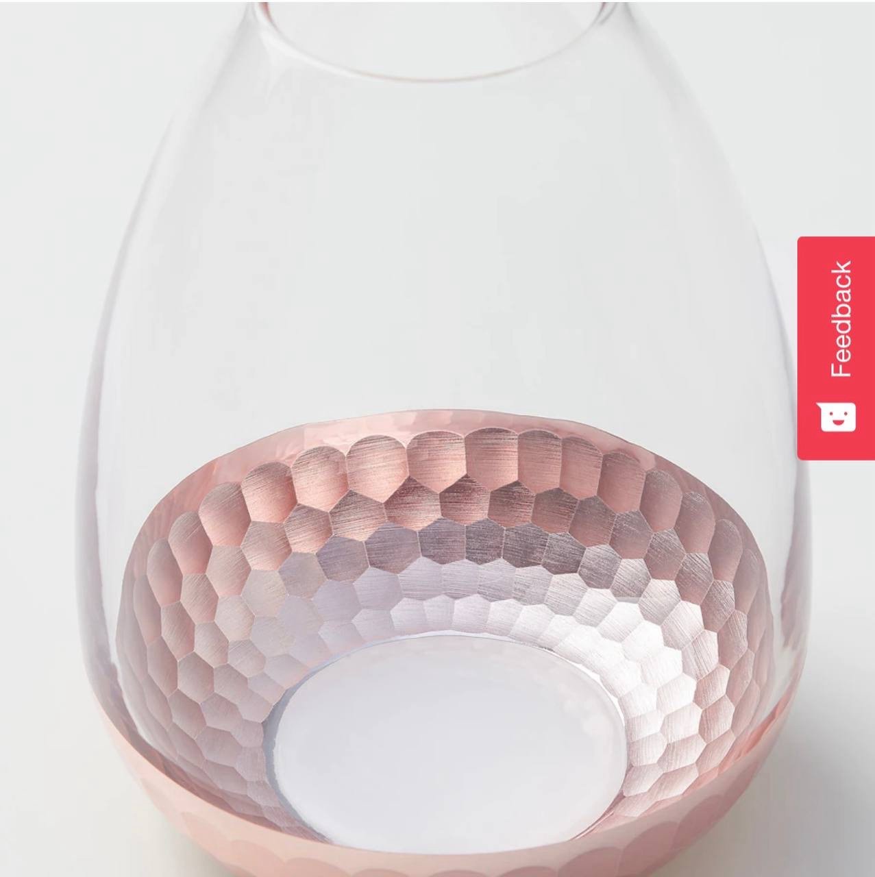 ✨HÅGKOMST
Vase, glass/rose-gold colour15 cm - Image 3