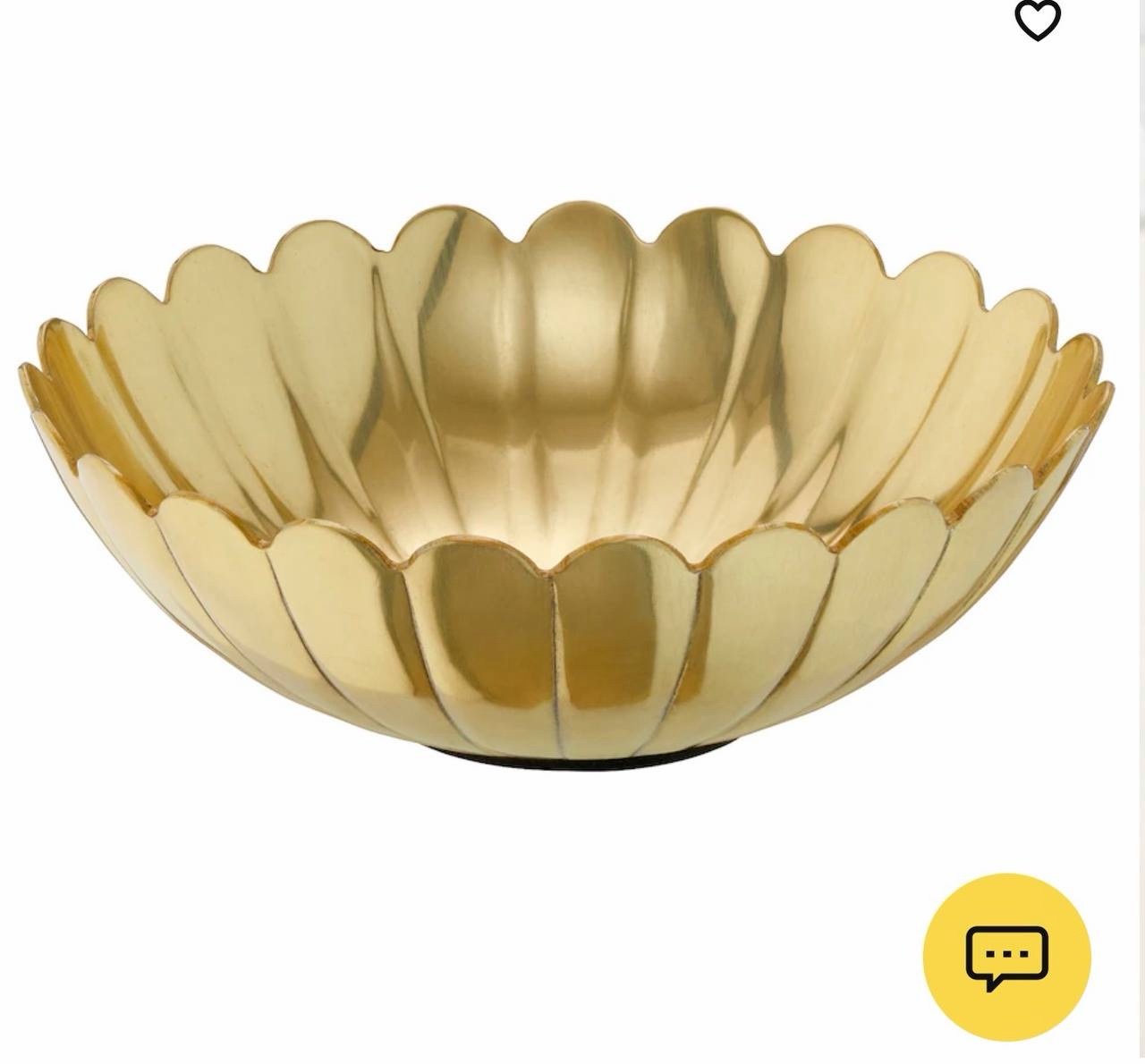 ✨AROMATISK
Decorative bowl, gold-colour, 15 cm - Image 3