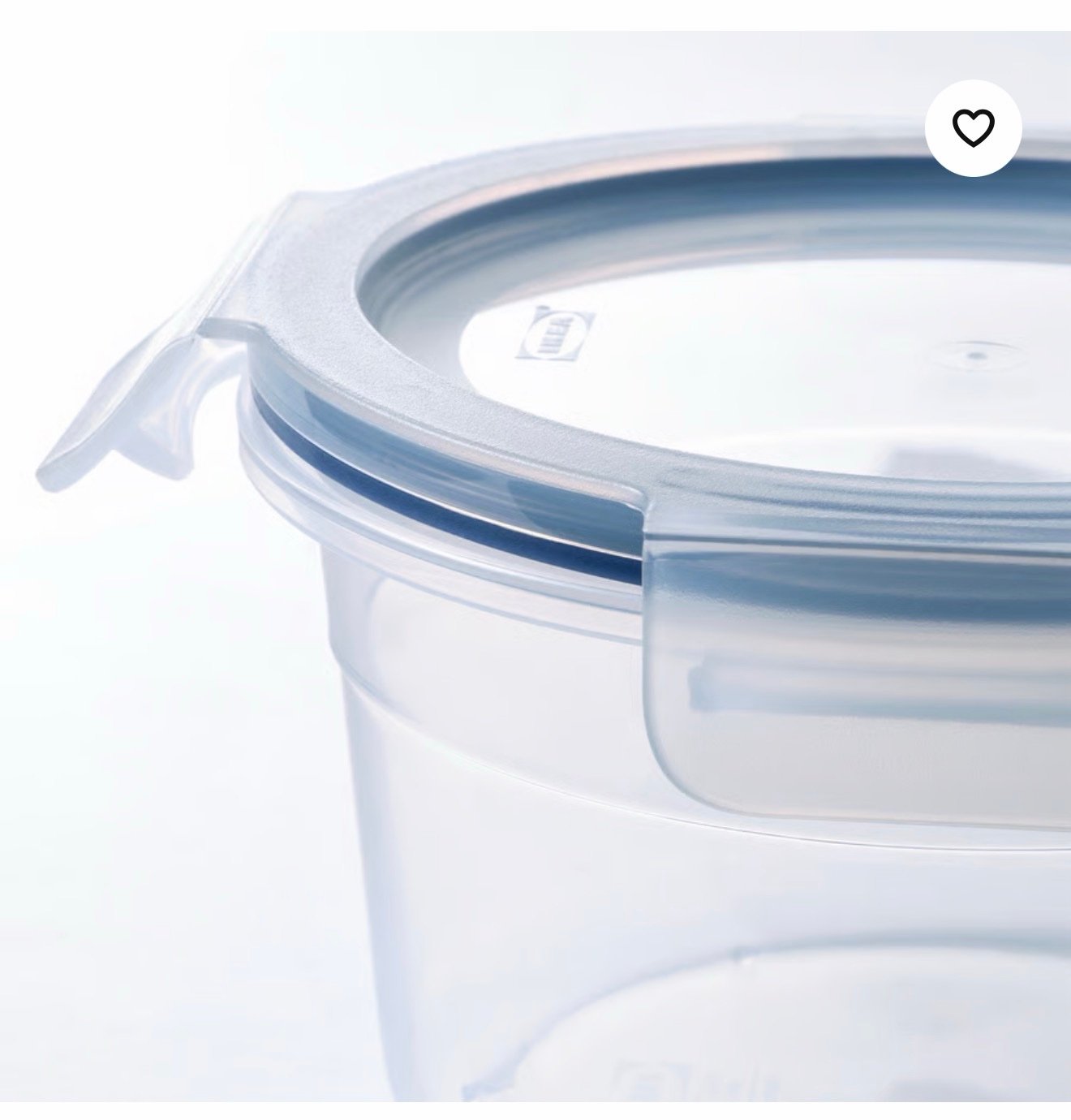 ✨IKEA 365+
Food container with lid, round/plastic, 750 m - Image 3
