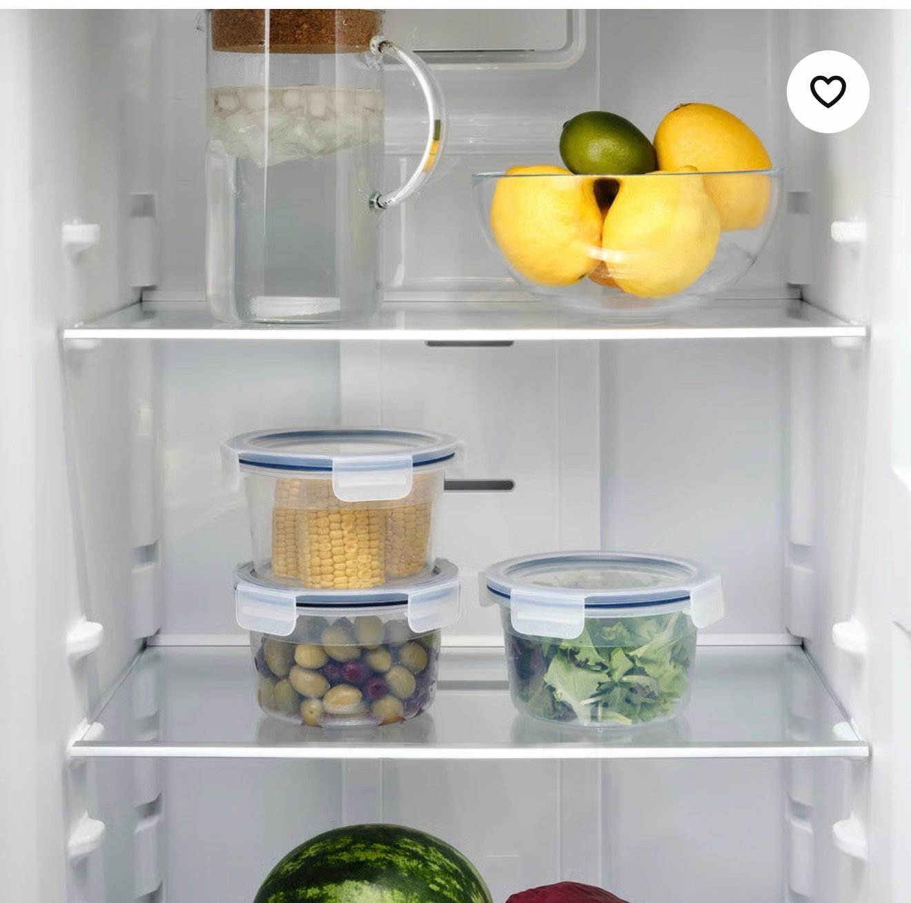✨IKEA 365+
Food container with lid, round/plastic, 750 m - Image 4