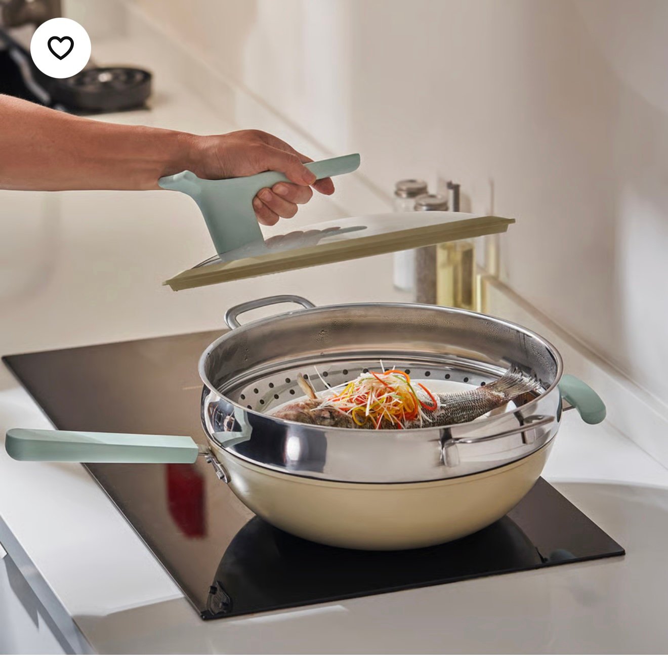 ✨KLOCKREN
Steamer insert, stainless steel, 30 cm
