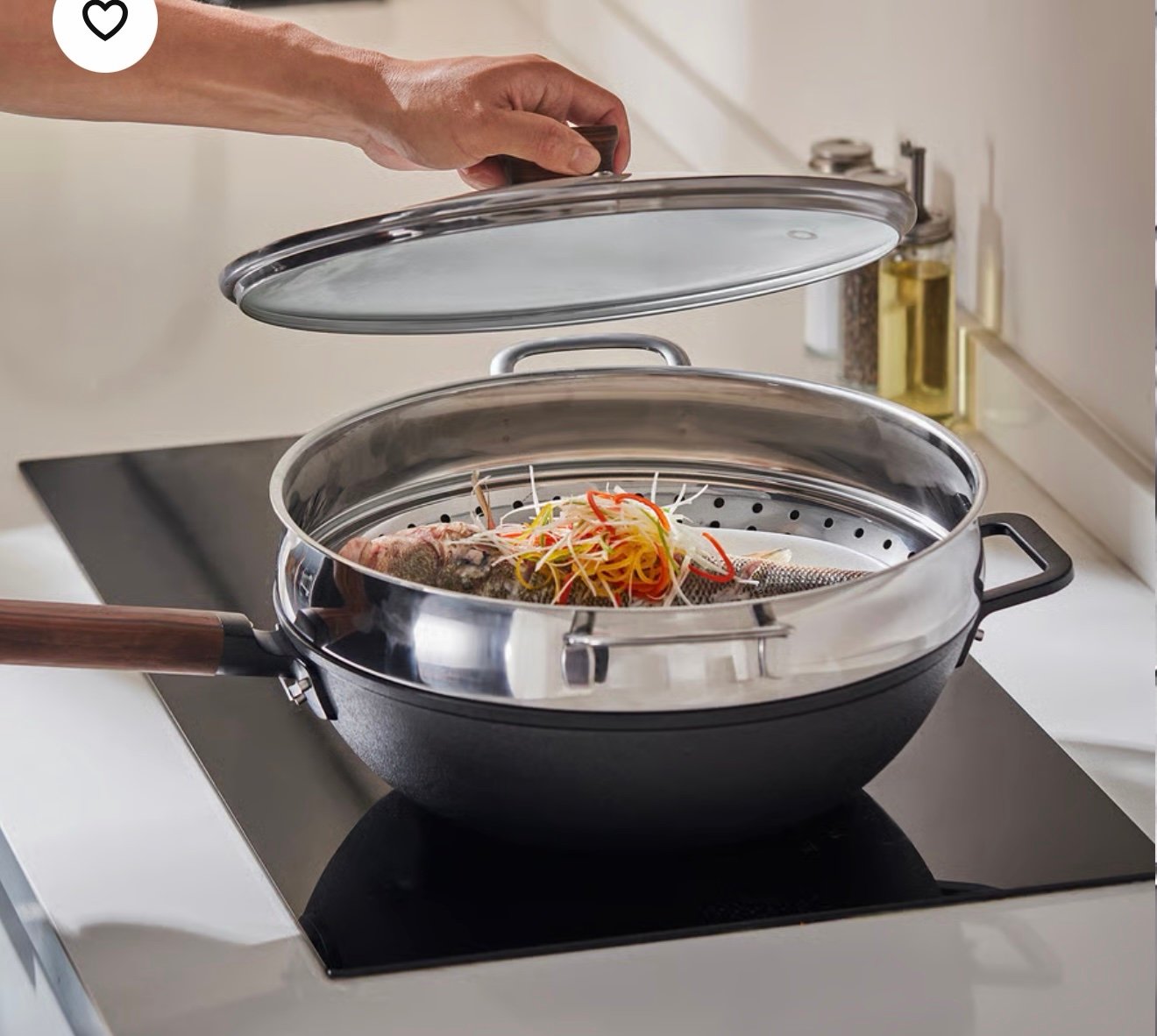 ✨KLOCKREN
Steamer insert, stainless steel, 30 cm - Image 4