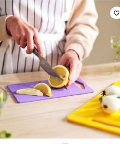 Alternative view of ✨BERGTUNGA
Chopping board, set of 2, bright yellow/lilac