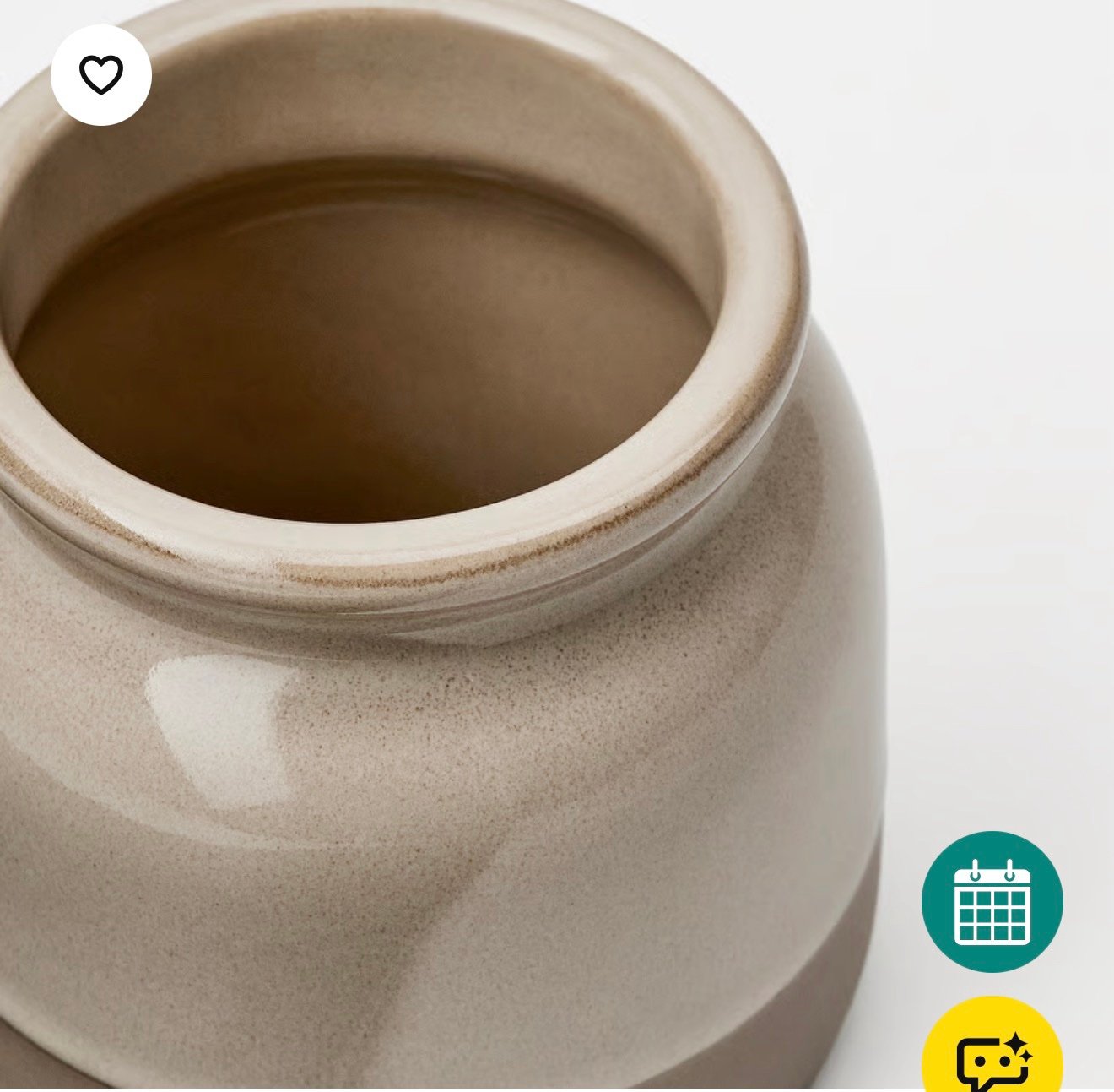 ✨BRUGDHAJ
Jar with lid, beige, 0.3 l - Image 3