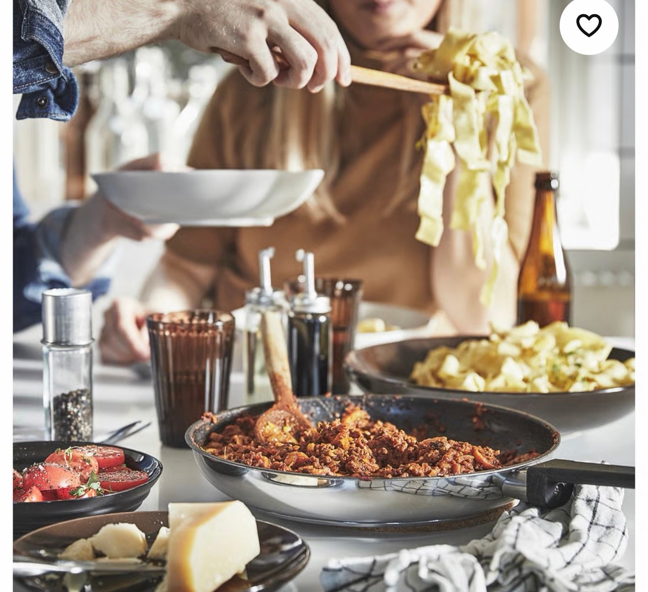 ✨MIDDAGSMAT
Frying pan, size 28 cm coating/stainless steel✨ - Image 4