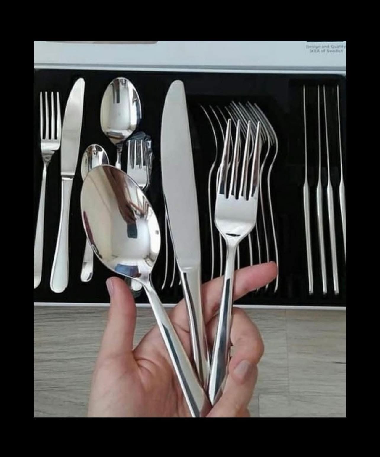 ✨MARTORP
30-piece cutlery set, stainless steel - Image 4