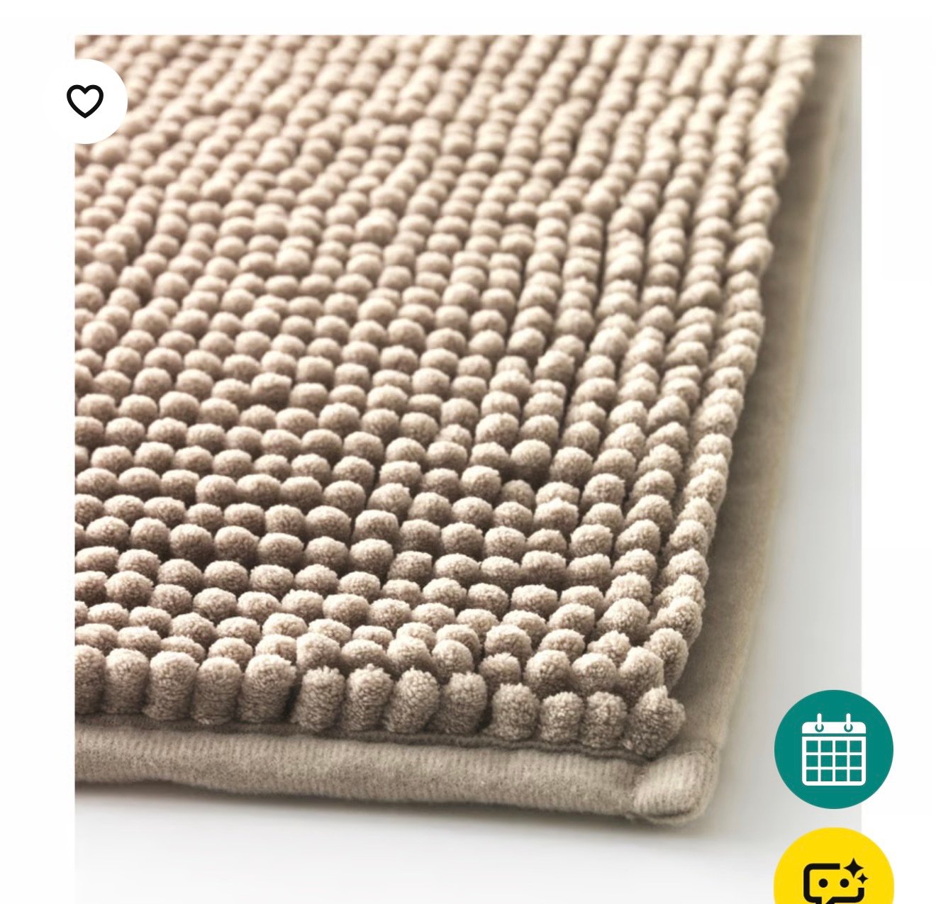 ✨TOFTBO
Bath mat,Beige 55 cm - Image 2