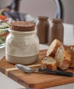 ✨BRUGDHAJ
Jar with lid, beige, 0.3 l