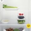 ✨BESTÄMMA
Food container with lid, set of 3, glass