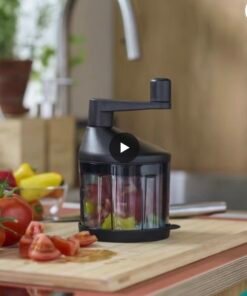 ✨STENSNULTRA
Vegetable chopper, black grey-turquoise/transparent