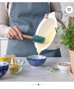 ✨BÄCKRÖDING
Spatula, set of 2, wood/dark grey-green