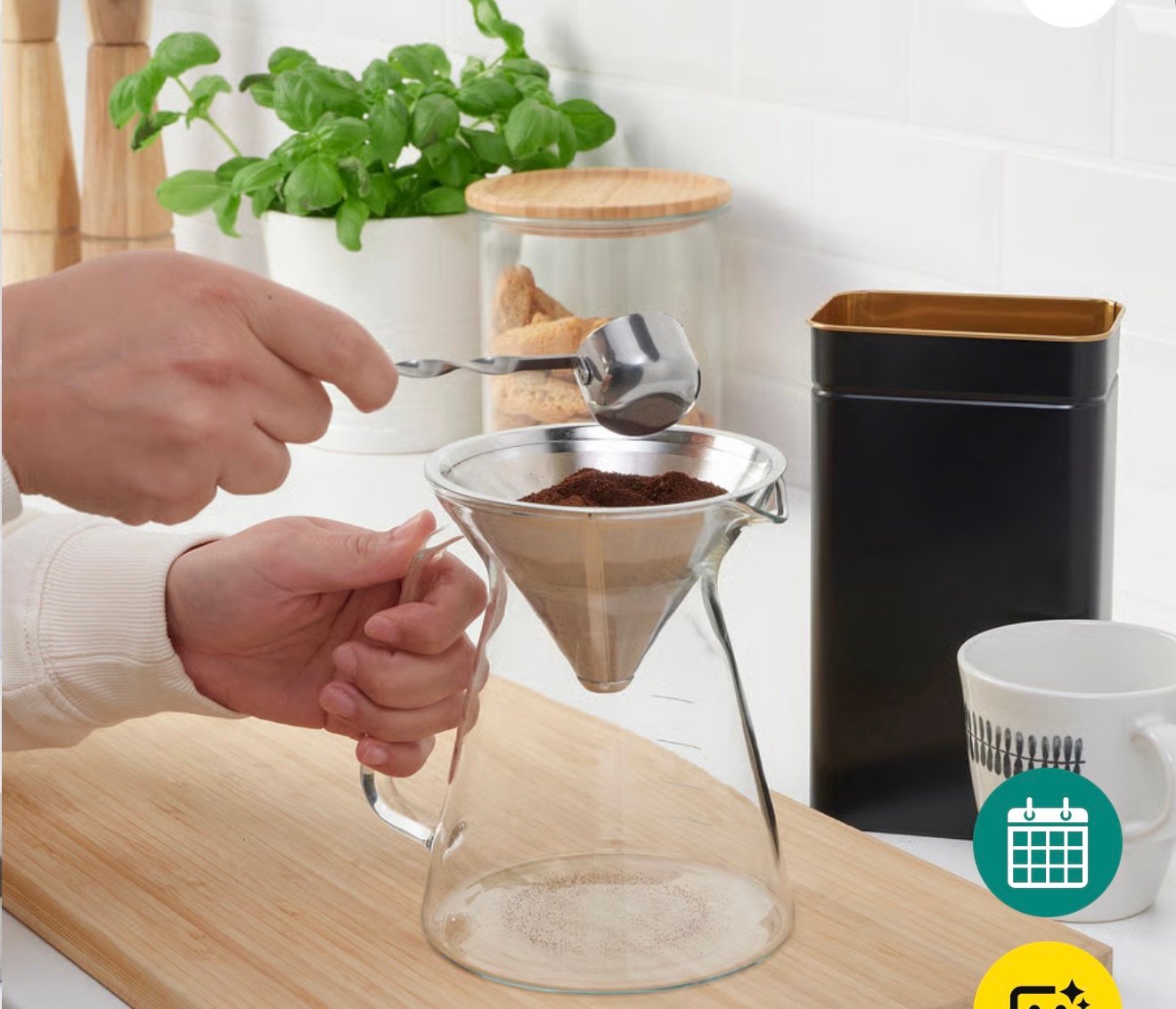 ✨HUVUDTÅG
Coffee measuring scoop, stainless steel