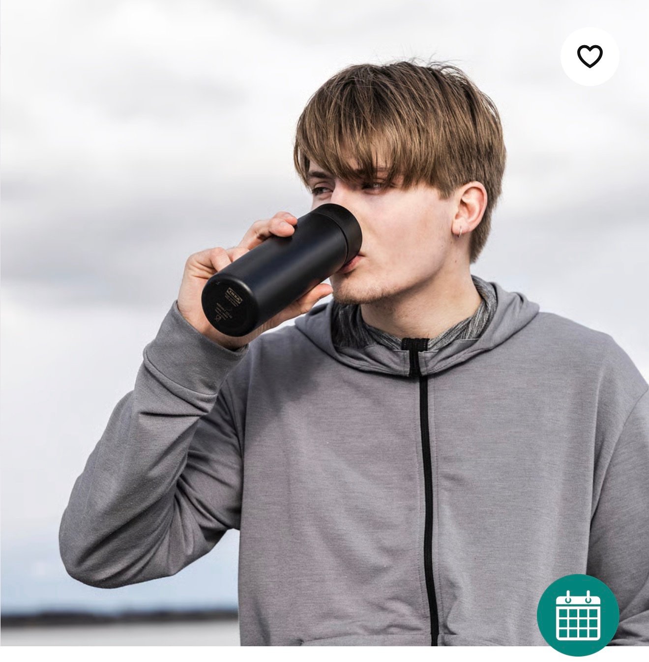 ✨UNDERSÖKA
Insulated travel mug, black, 0.4 l - Image 3