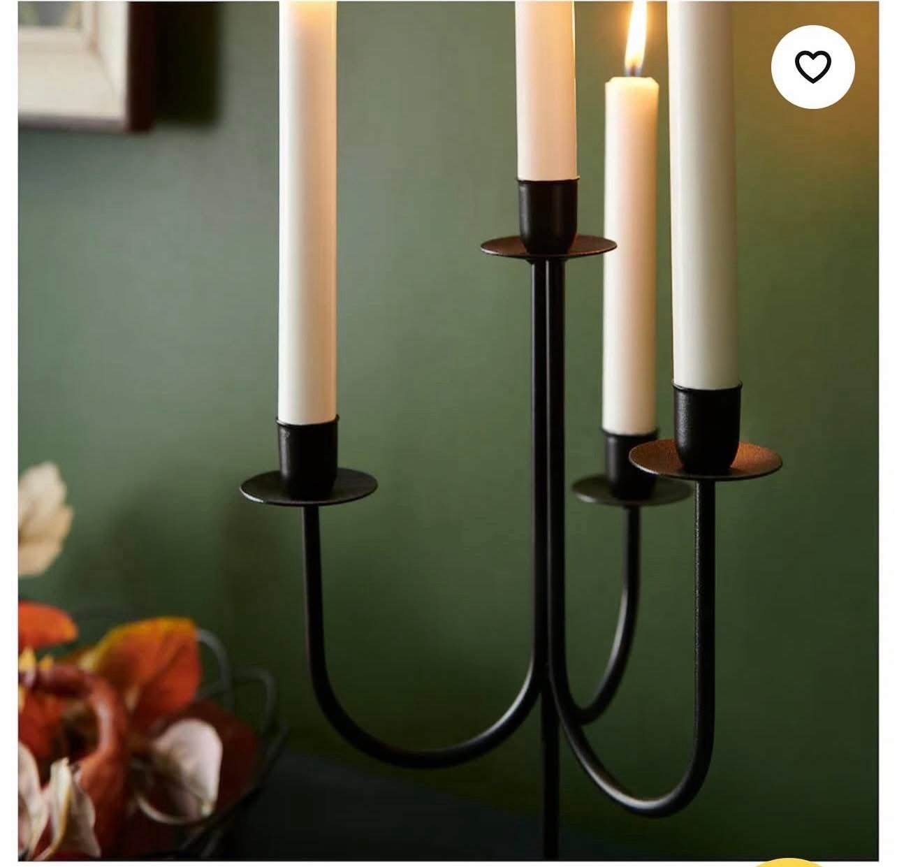 ✨HÖSTAGILLE
Candelabra, black, 37 cm - Image 5