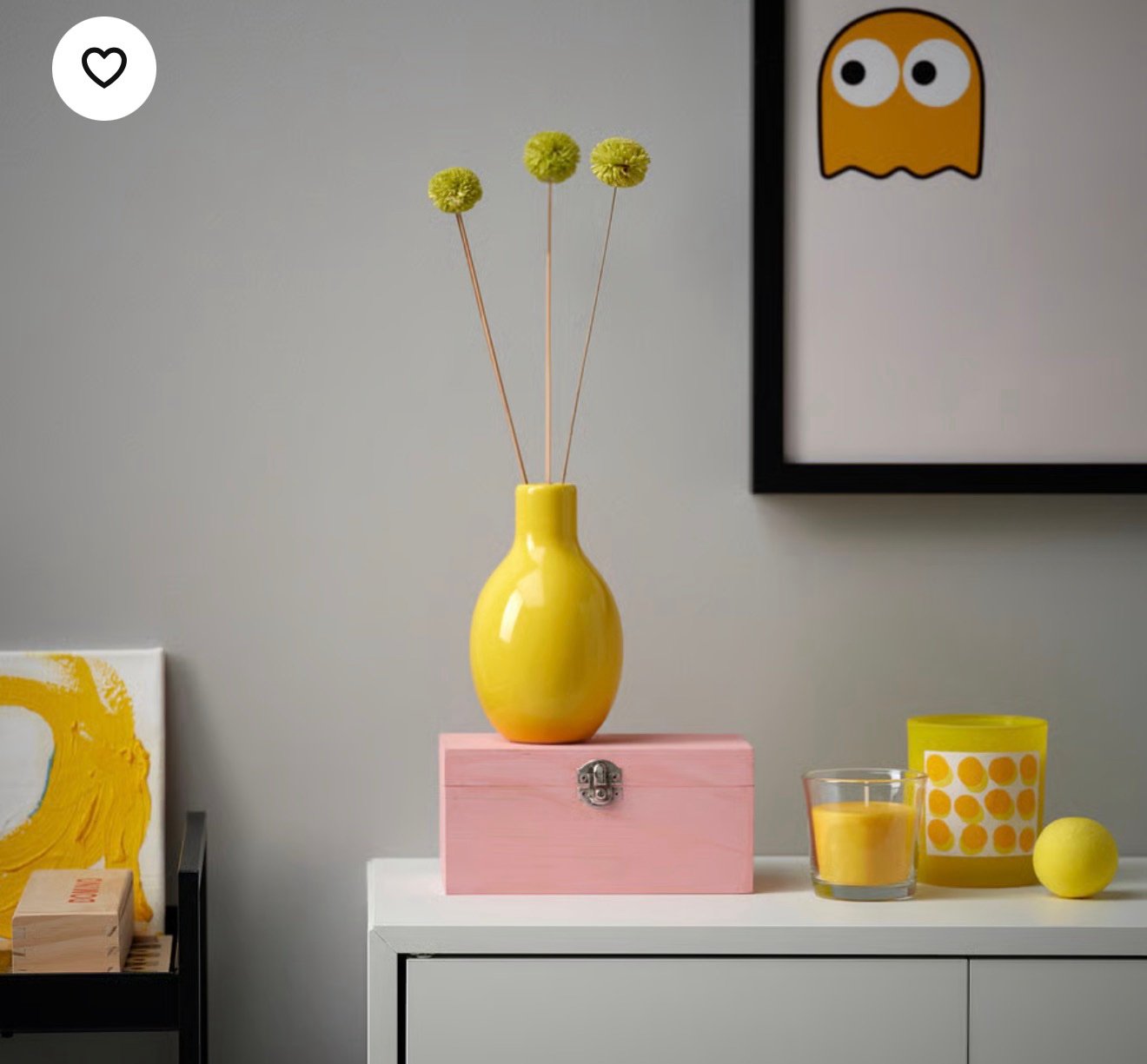 ✨BLODBJÖRK
Vase, yellow, 16 cm - Image 5