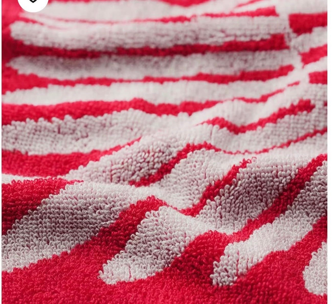 ✨MAJSMOTT
Guest towel
red/beige, 30x50 cm - Image 2