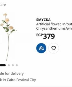 Alternative view of ✨SMYCKA
Artificial flower, in/outdoor Chrysanthemums/white, 71 cm