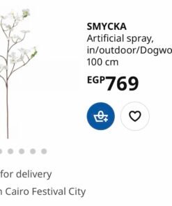 Alternative view of ✨SMYCKA
Artificial spray, in/outdoor/Dogwood white, 100 cm