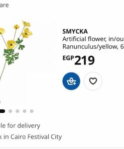 Alternative view of ✨SMYCKA
Artificial flower, in/outdoor Ranunculus/yellow, 63 cm
