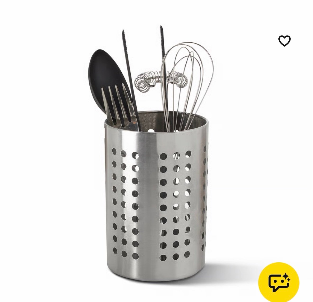 ✨ORDNING
Kitchen utensil rack, stainless steel, 18 cm - Image 3