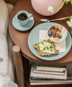 ✨FÄRGKLAR Side plate, matt light turquoise20 cm