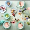✨BESEGRA Deep plate, light turquoise