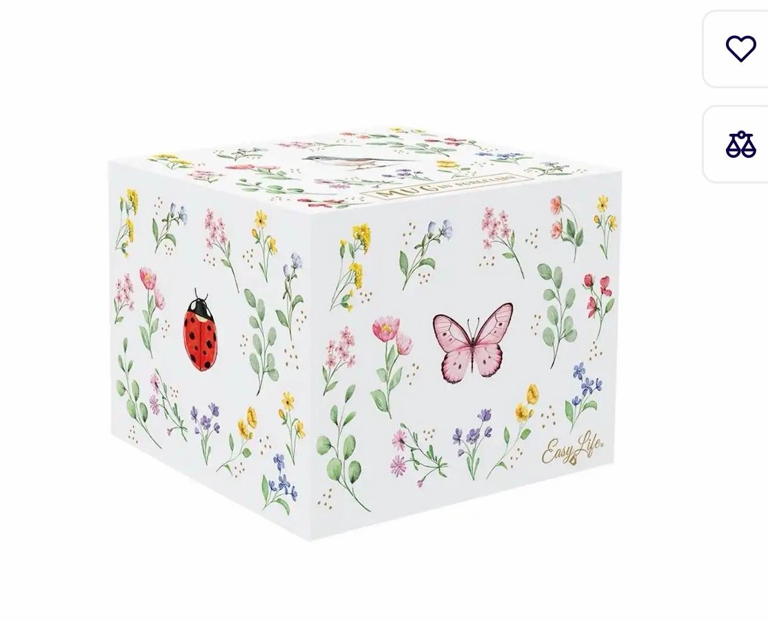 ✨Porcelain tea/coffee mug Fancy Garden 400ml, Easy Life 💕 - Image 9
