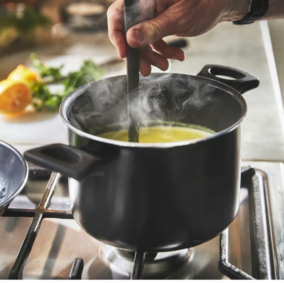 ✨HEMLAGAD
Pot with lid, non-stick coating black, 3 l - Image 6