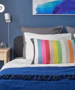 Alternative view of ✨BÄCKMÄRKEN
Cushion cover, multicolour/stripe pattern, 40x58 cm