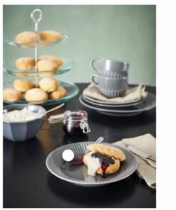 Alternative view of ✨KVITTERA
Serving stand, three tiers, clear glass/stainless steel