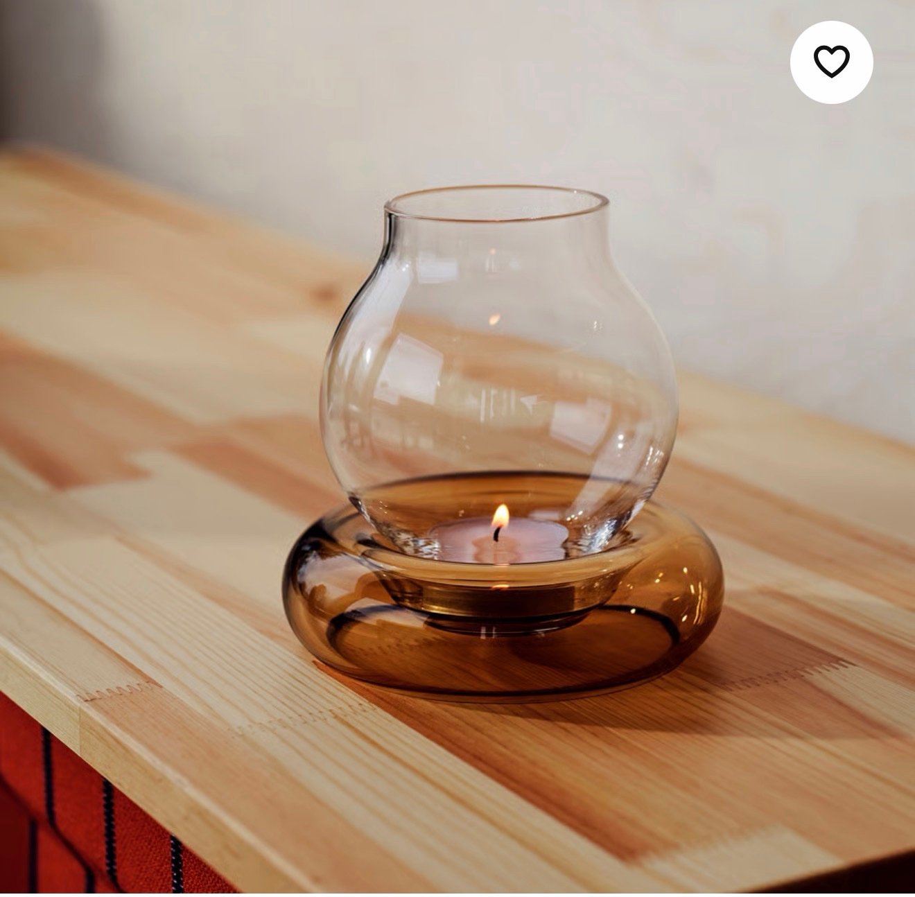 ✨OMMJÄNGE
Tealight holder, glass, 12 cm - Image 2