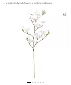 Alternative view of ✨SMYCKA
Artificial spray, in/outdoor/Dogwood white, 100 cm