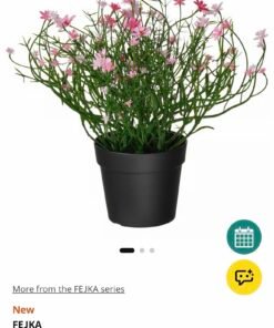Alternative view of ✨FEJKA
Artificial potted plant, in/outdoor/Baby’s breath pink, 9 cm